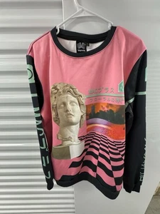 Vapor95 Macintosh Mac Plus Floral Plus New Dreams LTD Sweater Never Worn - Picture 1 of 4