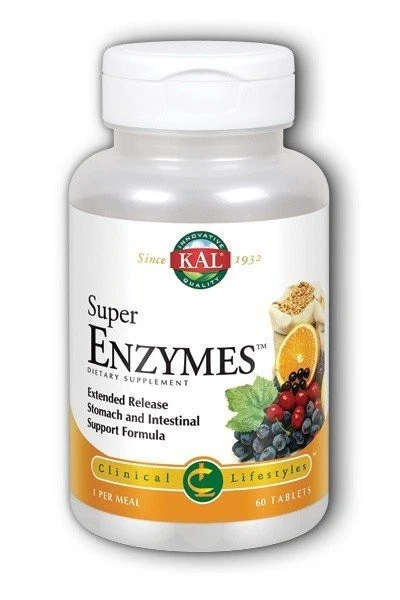 Kal Digestive Enzyme Pills - 60 Tablets