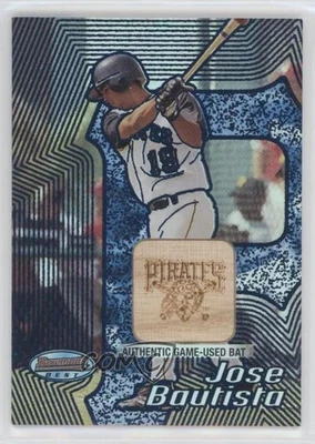 2002 Bowman's Best Bat Blue Jose Bautista #129 Rookie RC - Image 1 of 2
