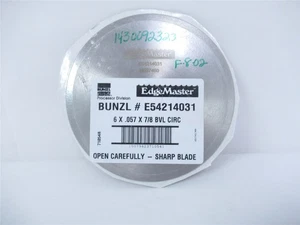 240780 New-No Box; Bunzl E54214031 Edgemaster Bvl Cir Blade - Picture 1 of 3