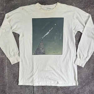 T-shirt maglietta uomo vintage anni 90 Richard Stine Man Reaching For A Star Art taglia L - Foto 1 di 4
