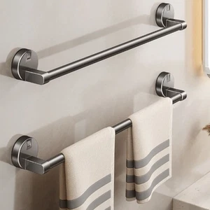 Toallero con ventosa fuerte individual/doble toallero montado en la pared baño EE. UU. - Imagen 1 de 21