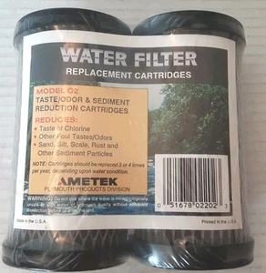 AMETEK Model C2 REPLACEMENT WATER FILTER Taste/Odor & Sediment Reduction - Picture 1 of 4