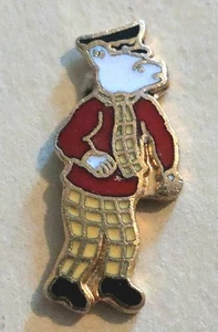 Vintage Rupert the Bear wearing policeman's Cap / enamel badge/pin/ very small - Picture 1 of 2