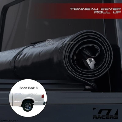 Cubierta suave Tonneau para Chevy S10/GMC S15 1994-2003 Sonoma 6 pies bloqueo de platón y rollo Foto 1 de 4