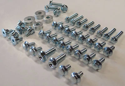Body Bolt Kit Yamaha YZ 80 85 125 250 plastics fenders even 400 465 490 TTR - Image 1 of 3