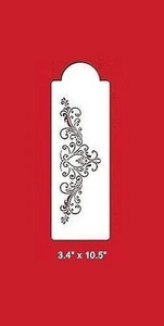 Princess Lace Cake Cupcake Stencil Flexible Cookie Stencil - Picture 1 of 1