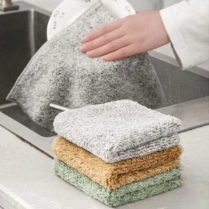 Charcoal Fiber Microfiber Dish Towel Dishcloth Cleaning Cloth Kitchen Towel - Picture 1 of 15