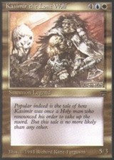 1x Light Play, English Regular Kasimir the Lone Wolf Legends