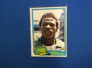1981 Topps Baseball # 261 Rickey Henderson NMT # 1 - Picture 1 of 2