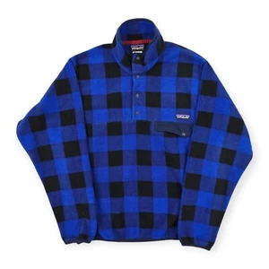 Vellón a cuadros Patagonia Synchilla Snap-T pequeño para hombre - Imagen 1 de 7