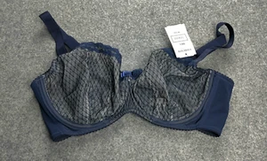 Comexin BH Damen 36GG Navy Transparent Bügel Sexy Full Coverage Polen - Bild 1 von 11