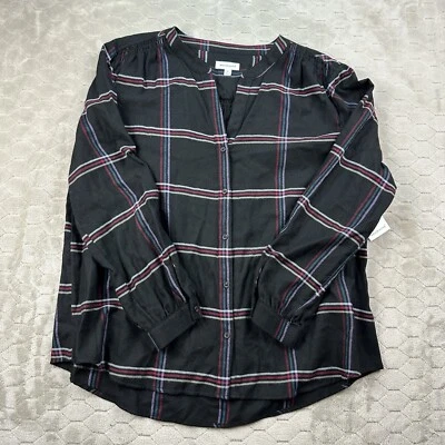 NWT westbound Brand Plaid Women's Top - Sz XL - NWT New See Pics - Image 1 of 4