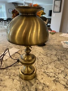 Brass Gone with the Wind GWTW Parlor Table Lamp 1960s-1970s Metal Student - Picture 1 of 4