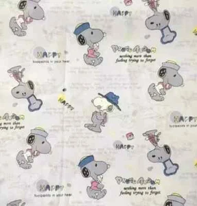 Woodstock Snoopy Friend Spaß Stoff Länge Stück 20 x 18 Zoll Neu - Bild 1 von 2