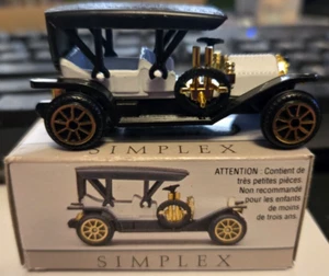 Readers Digest Diecast Mini Antique 1912 Corgi White Simplex - Picture 1 of 3