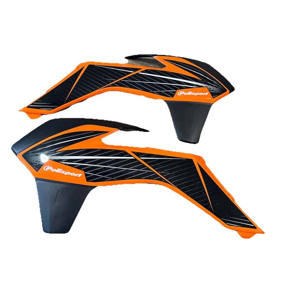 Cucharas de radiador Polisport 2013-2016 KTM 125 250 300 350 SX SXF EXCF EXCF Foto 1 de 4