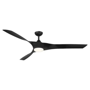 Wind River Fans Willow Xl 70" Smart Ceiling Fan, Matte Black/PC Lens - WR2121MB - Picture 1 of 1