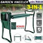 3 In 1 Garden Kneeler / Kneeling Pad & Seat / Stool With Tool Pouch, Foldable