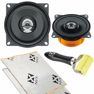 Hertz DCX100.3 30W 4" Car Speakers with Free NVX Sound Deadening and Roller - Picture 1 of 11