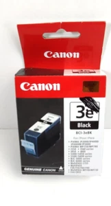 Cartucho de tanque de tinta negro Canon 3e GENUINO BCI-3eBK nuevo sellado - Imagen 1 de 6