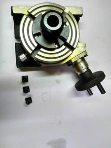 ROTARY TABLE 4"/100MM WITH ER-16 COLLET ADAPTER FOR INSTANT MILLING MACHINE - Picture 1 of 10