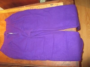 sag harbor pants wool purple - Picture 1 of 3