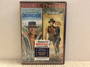 Double Feature Paul Hogan is "Crocodile" DUNDEE 1 & 2 DVD (2013), NEW - Picture 1 of 12
