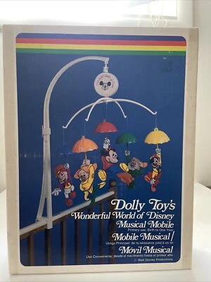 Vintage Dolly Toy Co. Wonderful World of Disney Musical Crib Mobile Mickey Mouse - Image 1 of 4