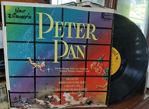 WALT DISNEY'S PETER PAN 33LP ALBUM MOTION PICTURE SOUND TRACK - Picture 1 of 2