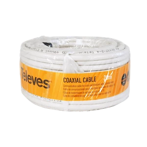 Cable Coaxial Interior Blanco CCS/AL CPR ECA en Bobina de 20m 435501 de Televes - Imagen 1 de 2