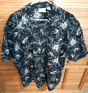 Island Shores camicia hawaiana uomo 2XL XXL con bottoni manica corta tropicale - Foto 1 di 4