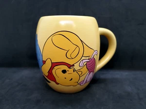 Disney Store Winnie the Pooh Yellow Barrel Shaped Coffee Mug - LIKE NEW - Picture 1 of 5