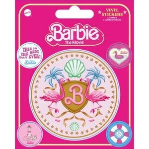 Vinyl Sticker / Aufkleber-Set BARBIE MOVIE - Best Day Ever 1x7,5cm 4x2cm PS7537 - Picture 1 of 1