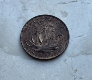 Gran Bretaña 1952 1/2 medio centavo - bonito - #2 - Imagen 1 de 2