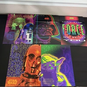 Vintage Lot 10 Star Wars 1996 Mead 12x9 Portfolio Schulordner unpunched - Bild 1 von 22