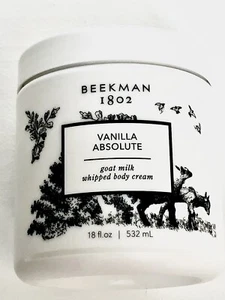 BEEKMAN 1802 - Vanilla Absolute GOAT MILK WHIPPED BODY CREAM 18fl Oz . - Picture 1 of 4
