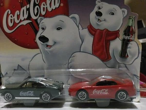Coca Cola Matchbox Dual Pack Dad's And Sons.mustangs - Picture 1 of 1