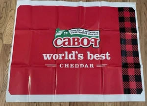 Seltenes CABOT World’s Best Cheddar Cheese Vermont Werbebanner Schild Bauernhof - Bild 1 von 3