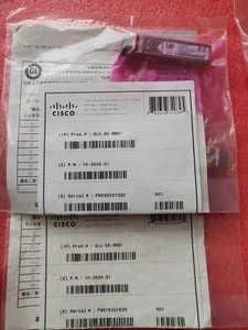 NUOVO Cisco originale GLC-SX-MM GE SFP LC connettore SX ricetrasmettitore spedizione veloce - Foto 1 di 3