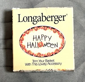 Longaberger Happy Halloween Tie On New In Box - Picture 1 of 2