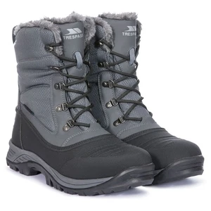 TrespassNegev II Herren Wasserdicht Snowboots Leder Winterstiefel in Grau - Bild 1 von 8