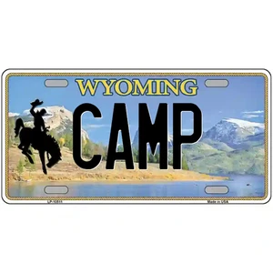 Camp Wyoming Blechschild - Bild 1 von 1