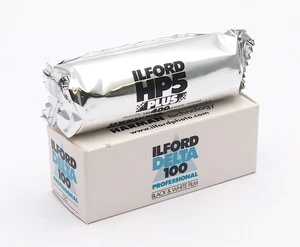 2x 120 Ilford Schwarzweißfilm - HP5 Plus 400 & Delta 100 - abgelaufen 2018/19 - Bild 1 von 4