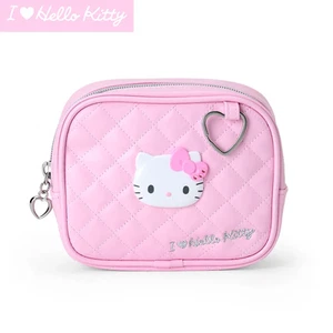 Hello Kitty Pouch (I Love Hello Kitty) Zipper closure with heart metal fittings. - Picture 1 of 12