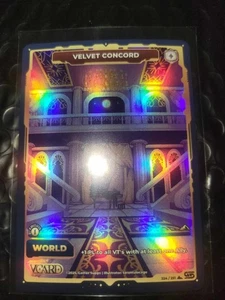 Vcard TCG Awakened Worlds Gamersupps Holo Foil  Velvet Concord - Picture 1 of 1