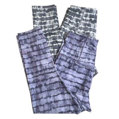 Paquete de 2 leggings capri pequeños estampados eufóricos Athleta para mujer Foto 1 de 4