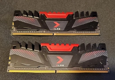 PNY 16GB (2X8GB) PC4-21300 DDR4 2666MHZ 8GBF1X08LFHH35-12-K-HXR MEMORY - USED - Image 1 of 3