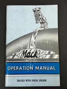 Mack Trucks with Diesel Engines Operation Instruction Manual 1960s Book - Picture 1 of 18