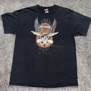 Harley Davidson Warner Bros Looney Tunes Modesto California Wiley Taz Grande LEER - Imagen 1 de 9